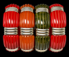 BB20 ribbed deco bakelite bangles